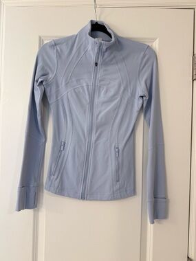 lululemon athletica Light Blue Full-Zip Sculpt Jacket